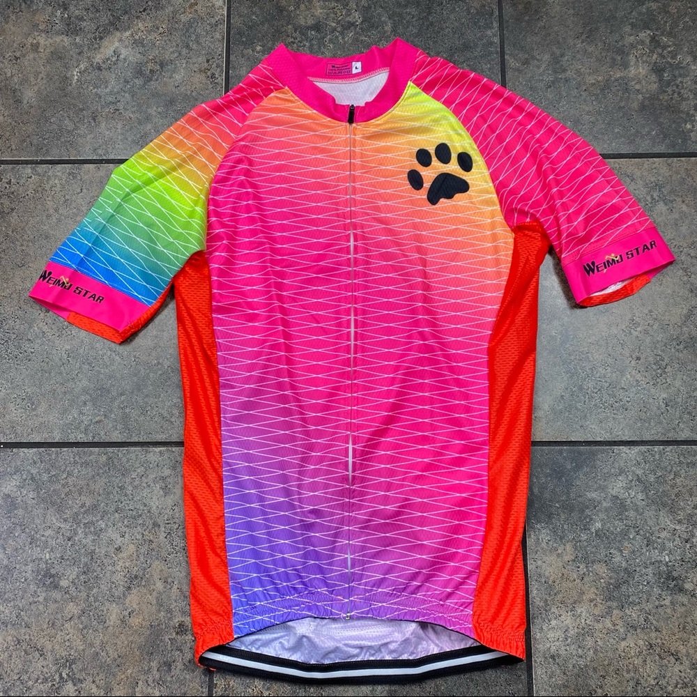 Women’s Weimostar Full Zip Cycle Jersey Shirt Size Large